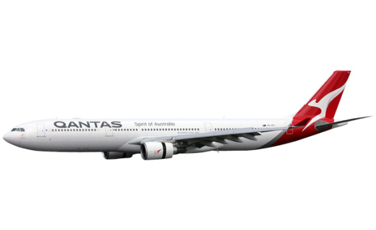 Herpa 611510 Qantas Airbus A330-300 - new 2016 colors - VH-QPJ 1:200