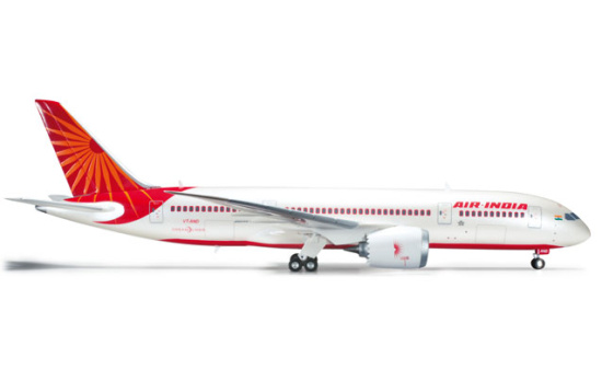 Herpa 555388 Air India Boeing 787-8 Dreamliner - Vorbestellung 1:200