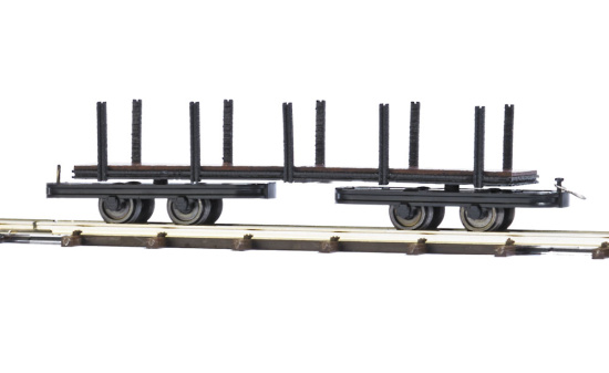Busch 12245 Flachwagen mit Rungen - Vorbestellung 1:87
