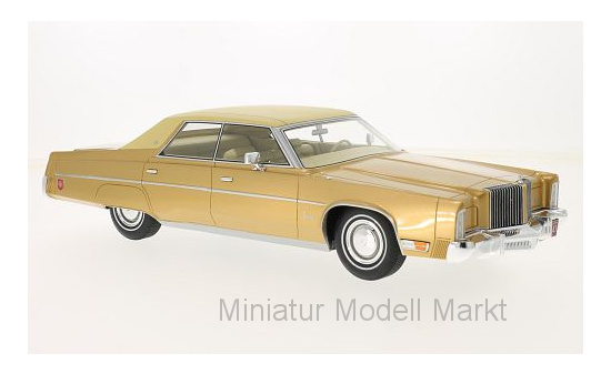 BoS-Models 141 Chrysler Imperial LeBaron, gold/beige, 1975 1:18