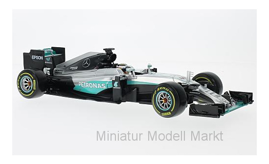 Bburago 18-18001H Mercedes AMG W07 Hybrid, No.44, AMG Petronas Formula One Team, Petronas, Formel 1, L.Hamilton, 2016 1:18