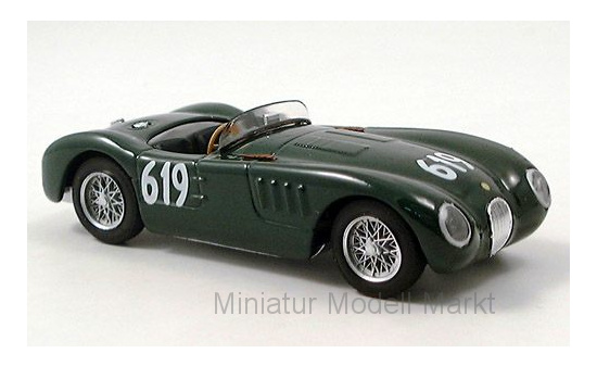 Brumm R357 Jaguar C-Type, RHD, No.619, Mille Miglia, Moss Collection, S.Moss, 1952 1:43