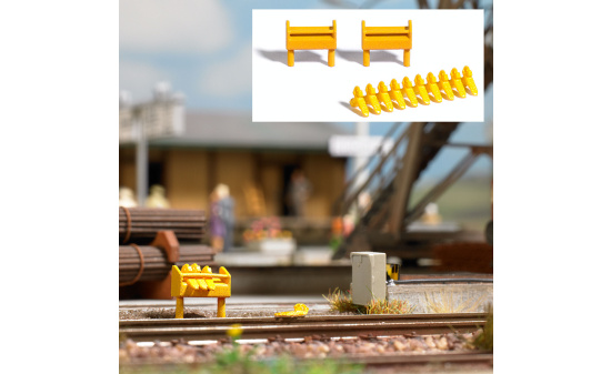 Busch 7778 M-Set:Hemmschuhe m.Ständer - Vorbestellung 1:87