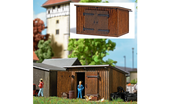 Busch 1594 Holzschuppen - Vorbestellung 1:87