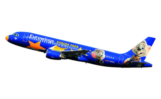 Herpa 611695 Eurowings Airbus A320 