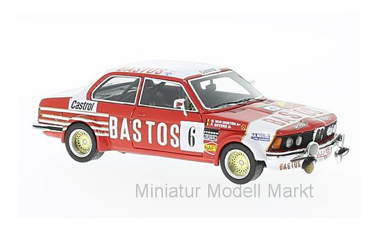 Neo 49530 BMW 323i (E21), No.6, Bastos, Rallye Condroz, P.Snijers/G.van Oosten, 1982 1:43