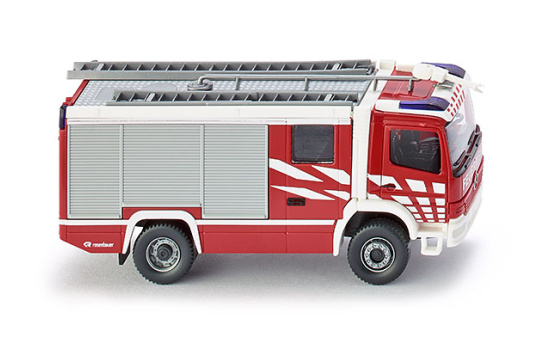 Wiking 061301 Feuerwehr -Tunnellöschfahrzeug Rosenbauer 1:87