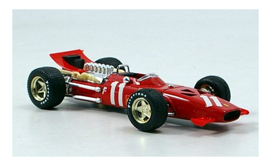 Brumm R303 Ferrari 312 F1, No.11, Formel 1, GP Monte Carlo, C.Amon, 1969 1:43