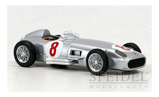 Brumm R072 Mercedes W196, No.8, Formel 1, GP Niederlande, J.M.Fangio, 1955 1:43