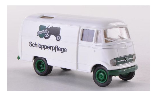 Brekina 36023 Mercedes L 319 Kasten, Rheinpreußen Schlepperpflege 1:87