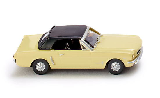Wiking 020599 Ford Mustang Cabrio - sunlight yellow 1:87