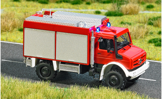 Busch 5599 Mercedes Unimog Feuerwehr - Vorbestellung 1:87