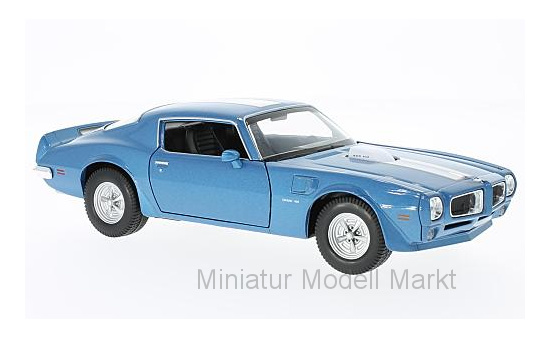 Welly WEL24075BLUE Pontiac Firebird Trans Am - blau , weiss - Vorbestellung 1:24