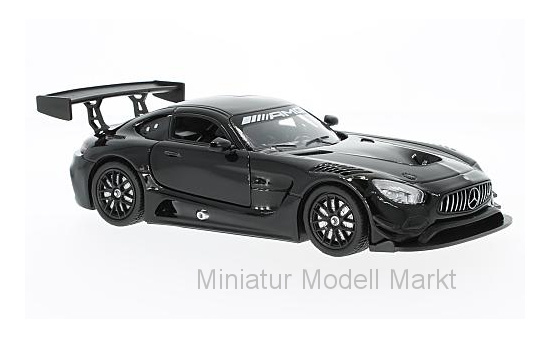 Motormax 73386BLACK Mercedes AMG GT3, schwarz 1:24