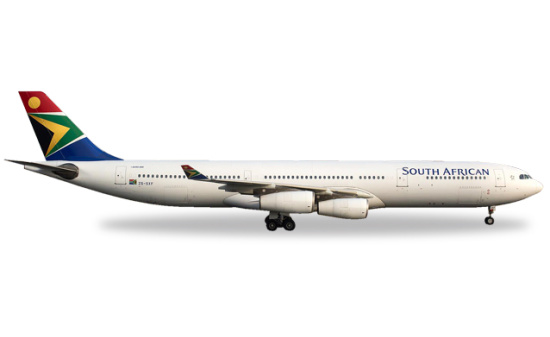 Herpa 530712 South African Airways Airbus A340-300 - ZS-SXF 