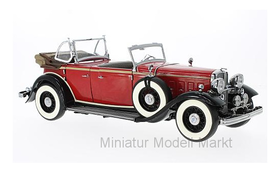 Sun Star 6166 Ford Lincoln KB, dunkelrot/schwarz, 1932 1:18