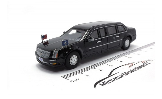 BoS-Models 87345 Cadillac Presidential State Car , schwarz, 2009 1:87