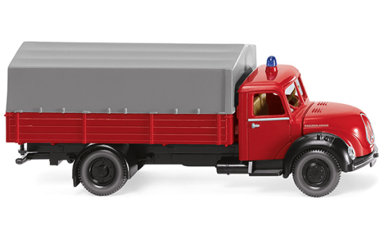 Wiking 086143 Feuerwehr - Pritschen-Lkw (Magirus) 1:87