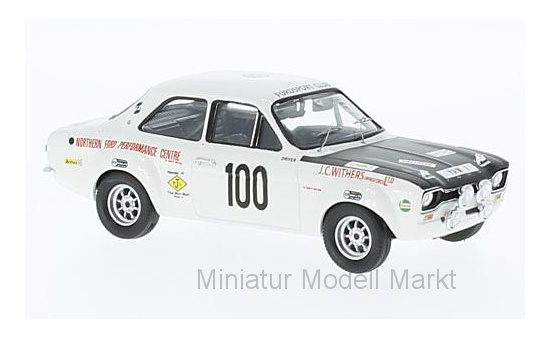 Trofeu 0552 Ford Escort MK1 1600TC, RHD, No.100, Rallye Manx, C.Withers, 1971 1:43