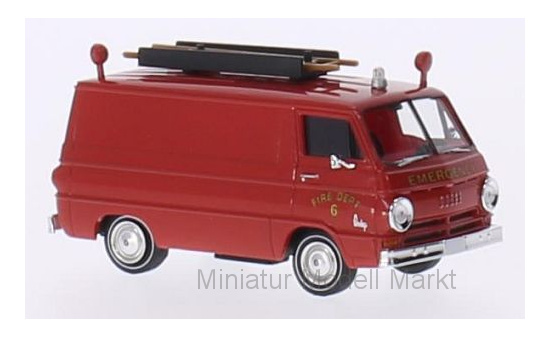 Brekina 93440 Dodge A 100 Van, Emergency Fire Dept., Feuerwehr (USA) 1:87