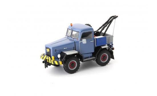 Autocult 11008 Kramer U800 Allrad Abschlepp-LKW, grau-blau 1:43