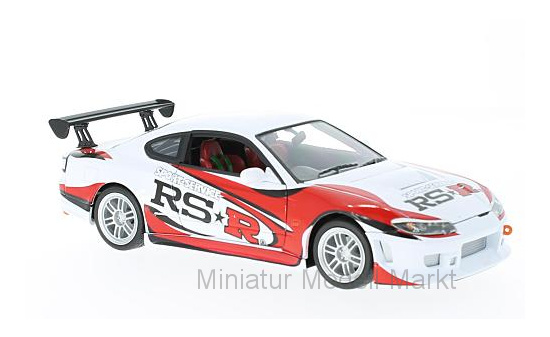 Welly 22485S-WHITE Nissan Silvia S15 RS-R, weiss/Dekor, RHD 1:24