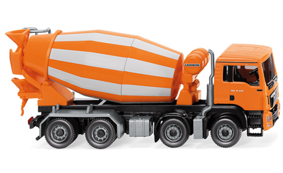 Wiking 068148 Fahrmischer (MAN TGS Euro 6 / Liebherr) - orange 1:87