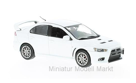 Vitesse 29296L Mitsubishi Lancer Evo X Final Edition, metallic-weiss 1:43