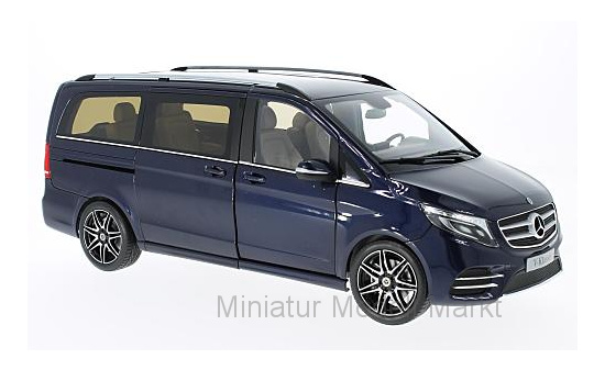 Norev B66004155 Mercedes V-Klasse, metallic-blau 1:18