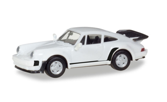 Herpa 013307 Herpa MiniKit: Porsche 911 Turbo, weiß 1:87