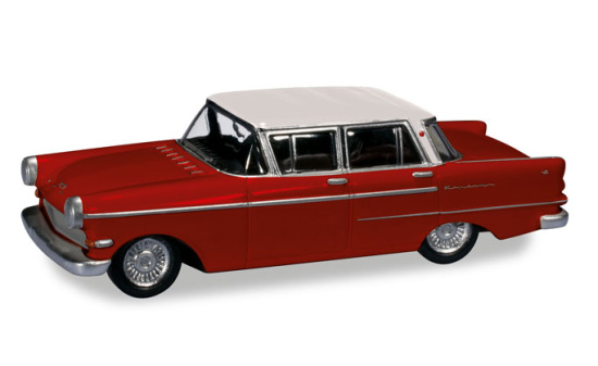 Herpa 024556-005 Opel Kapitän, weinrot / weiß - Vorbestellung 1:87