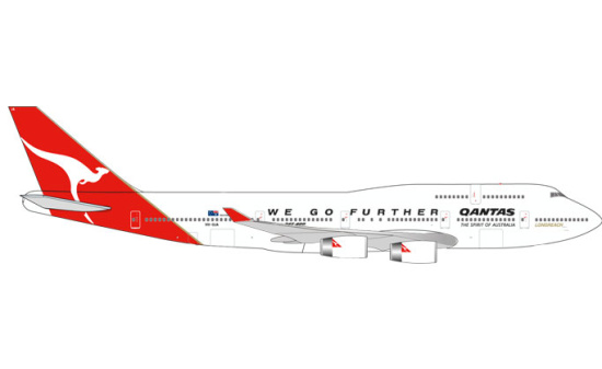 Herpa 500609-001 Qantas Boeing 747-400 