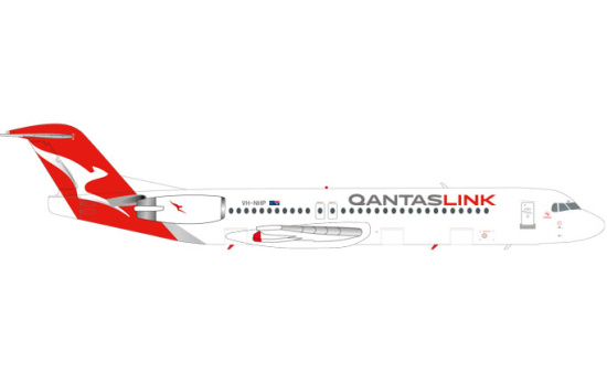 Herpa 559096 QantasLink Fokker 100 - VH-NHP 1:200