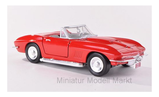 Motormax MOM73224RED Chevrolet Corvette Stingray Convertible (C2) - rot 1:24