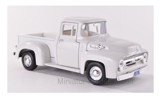 Motormax 73235WHITE Ford F-100 Pick Up, weiss, ohne Vitrine, 1956 1:24