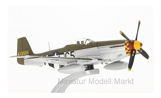 Corgi AA27705 North American P-51D Mustang, Hurry Home Honey, 44-13586, F-Squadron 357, Fighter Group Leiston, Suffolk, 1944 1:72