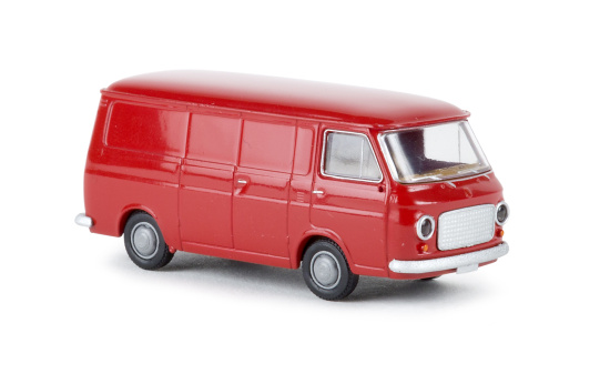 Brekina 34451 Fiat 238 Kasten, rot, TD 1:87