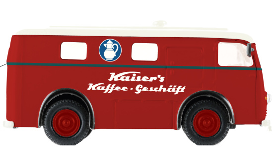 Brekina BRE58305 - Elektro-Paketwagen - Kaisers Kaffee - Vorbestellung 1:87