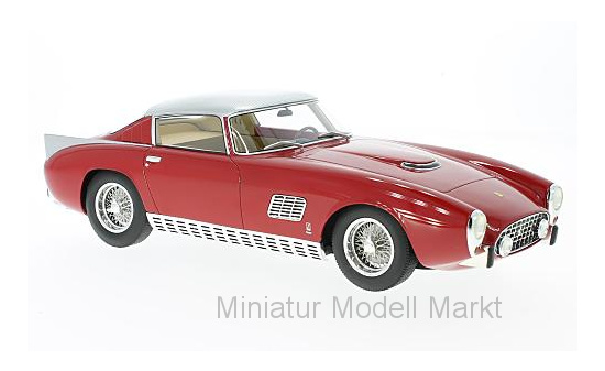 CMF 214507 Ferrari 410 Superamerica Scaglietti Coupe, rot/silber, 1957 1:18