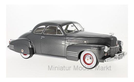 BoS-Models 291 Cadillac Series 62 Club Coupe, metallic-dunkelgrau, ohne Vitrine, 1941 1:18