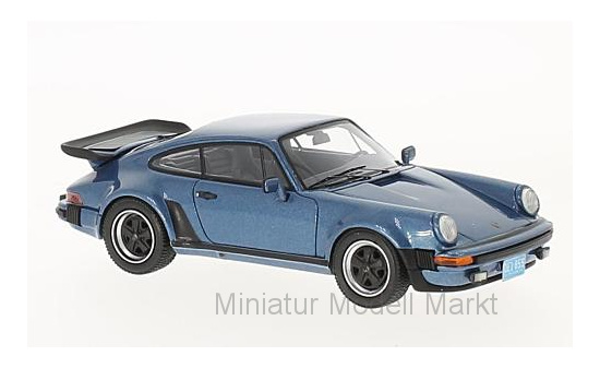 Neo 43259 Porsche 911 (930) Turbo USA, metallic-blau, 1979 1:43