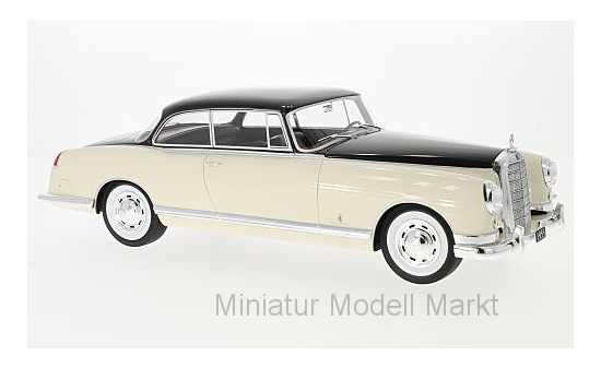 BoS-Models 124 Mercedes 300B Pininfarina, beige/dunkelbraun, ohne Vitrine, 1955 1:18