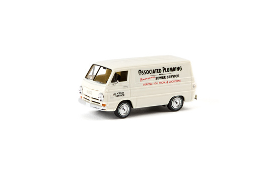 Brekina 93442 Dodge A 100 Van, Day and Night Plumbing 1:87