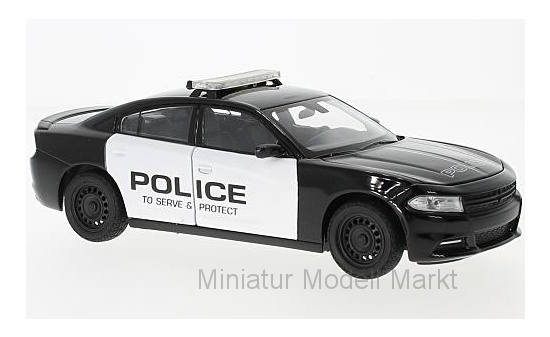 Welly 24079POLICE Dodge Charger Pursuit, 2016 1:24
