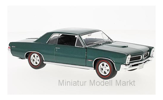Welly 22092GREEN Pontiac GTO, metallic-türkis, 1965 1:24