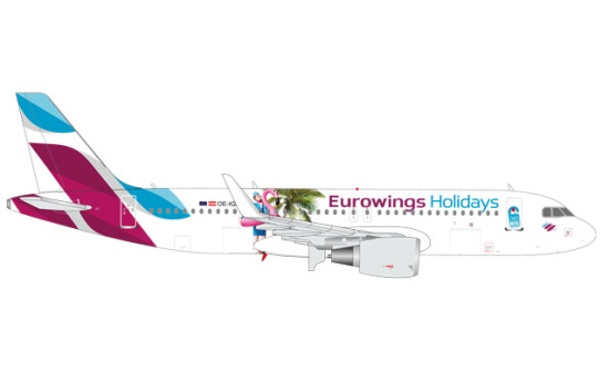 Herpa 562676 Eurowings Europe Airbus A320 