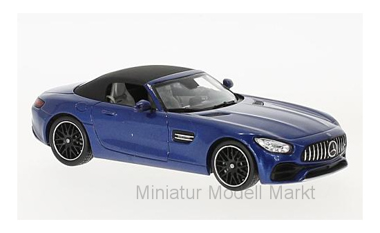 Spark B66960407 Mercedes AMG GT Roadster (R190), metallic-blau, Verdeck abnehmbar, 2017 1:43