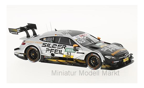 Spark B66961418 Mercedes AMG C63 DTM, No.63, Silberpfeil, DTM, M.Engel, 2017 1:43