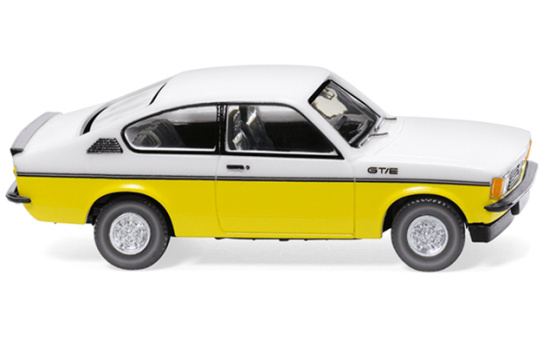 Wiking 022902 Opel Kadett C Coupé GT/E - weiß/gelb 1:87