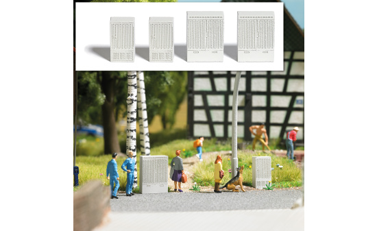 Busch 7772 M-Set:Kabelverzweigerkästen - Vorbestellung 1:87